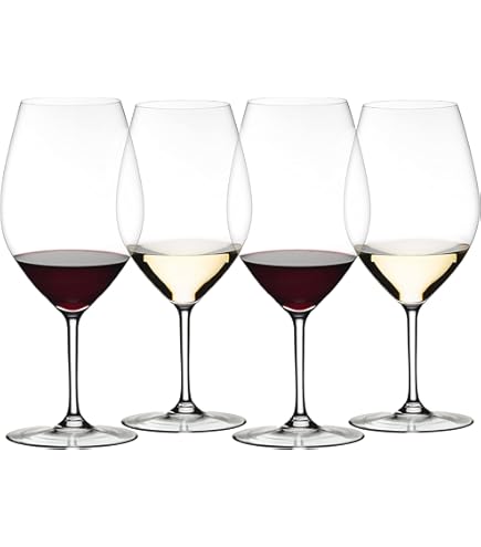 Verres à Vin Riedel Ouverture Magnum – Lot De 2, En Cristal Sans Plomb, Pour Grands Vins Rouges
