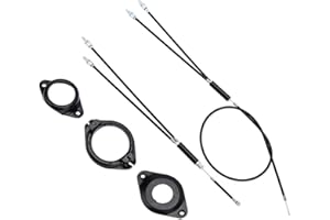 GOHANTEE Bike Gyro Brake Cables, Rear (Upper + Lower) with Spinner Rotor, Bicycle Brake Line Set Cable Wire for Bike Part Replacement.