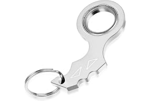 Tyqour Nyckelring spinner nyckelring bärbar fingersnurra nyckelring ring leksak för fingerträning, unisex och vuxna ångestlindring nyckel spinnare