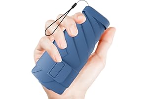 Moorrlii Mini Regenschirm, Pocket Taschenschirm Damen Kleiner Faltschirm Ultraleichter für Regen und Sonne UV-Blockierung Hochfeste Sonnenschutz Windabweisend und wasserdicht Tragbare Bequeme
