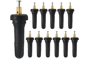Ollanoos 12Pcs TPMS Tyre Pressure Sensor Valve Stem Repair Kit F2GT-1A180-CB Replacement for Ford C-Max 2012-2016 Replacement for Ford Edge 2011-2016 Replace EV6T-1A180-CB