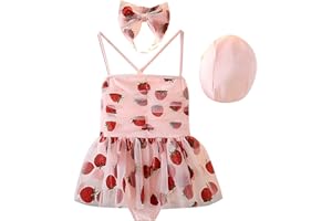 YCBMINGCAN Kleinkind Baby Einteiler Badeanzug Sport Niedlich Hohe Taille Bikini Set Badeanzug Badeanzug Gr. 146 Schwimmshirt Baby 86