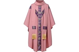 BPURB Chasuble Robe de messe catholique avec étole