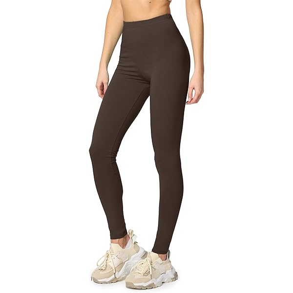 Pantaloni Yoga E Fitness Leggings Lunghi Donna In Viscosa Comodi