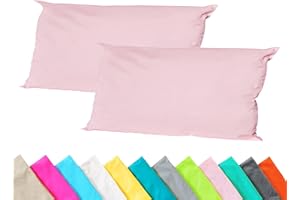 JACK Set of 2 Outdoor Cushion Covers, 30 x 50 cm, Waterproof Seat Cushion, Lounge Cushion, Garden Chair, Lotus Effect, Colour: Pink