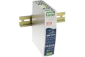 MEAN WELL SDR-75-24 75W 24V 3,2A Alimentación de Din Rail DIN-RAIL