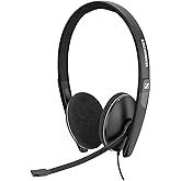 Sennheiser PC 8.2 USB-On-Ear Headset PC,Kopfhörer mit Kabel,Integrierte Lautstärkeregelung, Geräuschunterdrückendes Mikrofon,