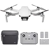 DJI Mini 2 Fly More Combo - Ultraléger et Pliable Drone Quadcopter, 3 Axes Gimbal avec Caméra 4K, Photo 12MP, 31 Minutes de V