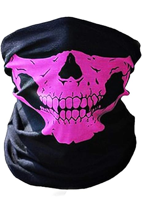 Bandana Multiuso TRIXES Con Teschio - Scaldacollo Per Motociclismo E Sport