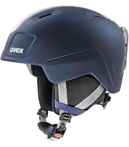 Casque De Ski Uvex Glance MIPS – Coque Dure, Mat Blanc, Taille 54-58 Cm, Système IAS, Ventilation Réglable, Adulte