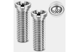 2 st Sil i rostfritt stål för diskho, M12 x 40 mm Hålskruv för handfat, Reservdel för bottenventil