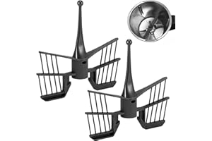 WEFALY Batidor de Mariposa para TM5 TM6 TM31, 2 Piezas Accesorio Termomix Batidor Accesorio Repuesto para Vorwerk Thermomix Robot de Cocina Ideal para Emulsionar y Montar Preparaciones