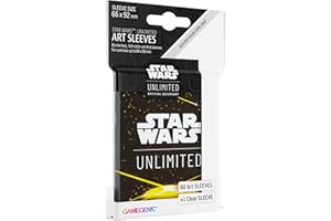 ‎GAMEGENIC Gamegenic, Star Wars: Unlimited Art Sleeves – Card Back Yellow, Sleeve Color Code: Gray