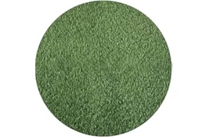 Happyyami Round Artificial Grass Turf Circular Outdoor Indoor Carpet Realistic Synthetic Grass Runner Soft Grass Mat for Pet Dog Lawn Garden 60cm