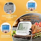 Fleischthermometer TOPELEK Bratenthermometer Grillthermometer 2 Sonden Haushaltsthermometer Temperatur… – Bild 4