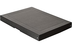 Oryginalny Falken PureBox Black. Made in Germany. 40 mm wysokości DIN A3. Pudełko do przechowywania z pokrywką ze stabilnego kartonu z recyklingu Niebieski anioł wegański pudełko na prezent pudełko