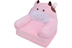 SORANDY Plush Soft Toddler Chairs, Kids Couch Fold Out, Toddler Sofa Foldable Chair Lounger, Children Sofa Flip Open Sofa Bed for Living Room, Mini Couch Baby Sofa Bed Chair for Toddlers
