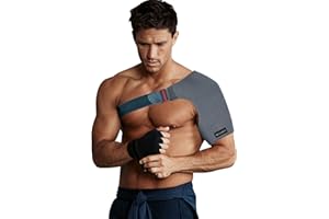 ACCUBIO Shoulder Brace Support for Men & Women, Shoulder Strap Rotator Cuff Support, Shoulder Stability Brace with Adjustable Elastic Strap, Muscle Pain Relief, Bursitis,Tendinitis