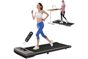 Dskeuzeew Tapis roulant salvaspazio, Tapis roulant, 1-10km/h, Con Telecomando e Schermo di visualizzazione LED Macchina per Camminare e Correre per Esercizi di Fitness da casa al Coperto