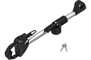 EUFAB 11248 - Supporto per telaio regolabile, 40 cm, nero/argento