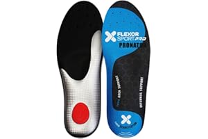 Plantillas Flexor Pro Trail Running para Pie Pronador | 40 - Alivia el Dolor, Soporte en Arco Plantar, Amortiguador de Impact