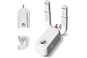 Anluomafuy Secador de Zapatos Eléctrica, Botas Secadoras con 120 Min Temporizador, Calentador Eléctrico de Zapatos, Elimina Humedad y Mal Olor, Calefacción 360º, para Zapatos Calcetines Sombreros