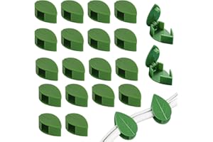 MPXEAVG 60Stück pflanzenhalter, pflanzenclips Wand, Pflanzen wandhalterung, wandbefestigung für Pflanzen, Pflanzen Clips Wand,für kletterpflanzen Befestigung Clips Wand