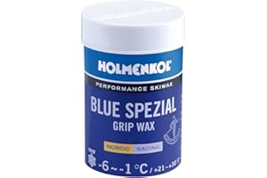 Holmenkol Grip, Cera per rampa. Unisex-Adulti, Blue Special, 45 Gramm