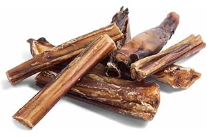 BONYA SMILE 1 Paquet Naturel Pénis Taureau se 10 psc 10-12cm Supérieure Bully Sticks Nerf de Boeuf Friandise pour Chien