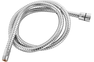 Sanitop-Wingenroth Geschirrbrauseschlauch, mit Außengewinde und Konusüberwurfmutter, M15 x Typ 1/2' x 1250 mm, Messing verchromt, 655743