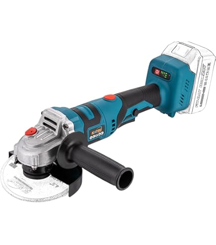KATSU FIT-BAT Cordless Angle Grinder 21V/18V, 115mm 125mm With Brushless Motor, 3 Speeds - View #6
