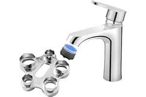 HEQXWL Strahlregler Serviceschlüssel, wasserhahn sieb Belüfter Schlüssel Werkzeug, Luftsprudler Montageschlüssel für M16 /M18 / M20 /M22 / M24 / M28
