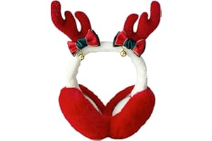 IHCEMIH Ear Muffs Women Girls Earmuffs Winter Accessories Fluffy Plush Adults Foldable Outdoor Thermal Ear Warmer Skiing Running Christmas Ears Covers Protector from Wind Cold Gift for Girls Ladies