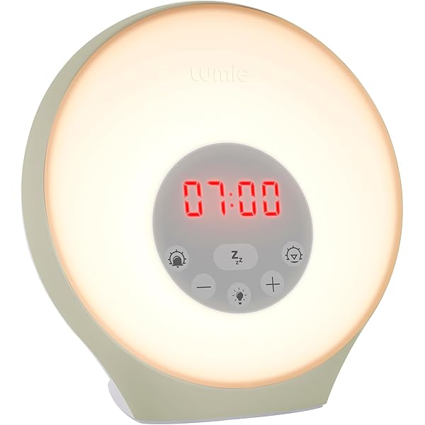 Lichte wekker met zonsopgang simulatie voor een energieke start en