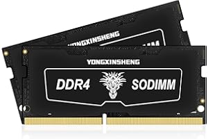 Yongxinsheng DDR4 Sodimm 3200MHz 32GB Kit (16GBx2) Laptop Ram PC4-25600 Non-ECC Unbuffered 1.2V 260-Pin CL22 Memoria Computer (versione aggiornata)