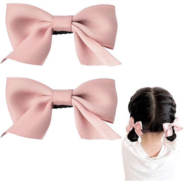 20-teiliges Set Rosa Haarschmuck – Schleifen, Bommel & Clips Für Mädchen, Ideal Für Schule & Party