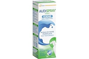 AUDISPRAY ADULT - Hygiène régulière de l'oreille - Eau de mer purifiée 100% naturelle - Made in France - Spray 50ml