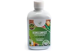Hortulani Vermicompost Extract - Natural Plant Food & Soil Improver from Worm Castings - Organic Liquid Fertiliser for Vegetables, Garden Produce & Home Growing - 0,5l (makes 100l feed)