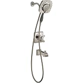 Delta T17464-SS-I Ashlyn Monitor 17 serisi banyo k&uuml;veti ve duşu Trim IN2ITION Two in One el duşu duş başlığı, paslanmaz &ccedil;elik