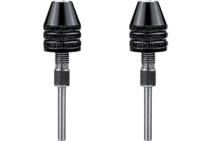 Bestgle schlüsselloses bohrfutter-umrüstwerkzeug 2 stück schlüsselloser mini-adapter 3mm rundschaft schlüsselloser bohrfutteradapter schnellwechsel-konverter für mikrobohrer diy-werkzeuge