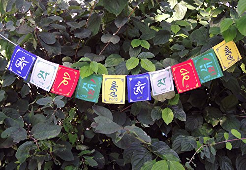 Gebetsfahne mini bedruckt – feine Qualität – 3er-Pack - 2