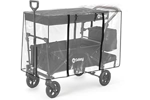 ‎SEKEY Sekey Bollerwagen Regenschutz für Bollerwagen Faltbar mit Dach, Bollerwagen Zubehör Regenabdeckung aus Hochwertigem Eva-Material, 110 * 60 * 75 cm【Bollerwagen Nicht enthalten】