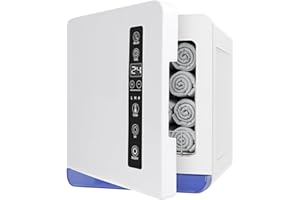 LIROPAU Podgrzewacz na ręczniki, sterylizator na gorące ręczniki, 8 l, parownik na ręczniki z klipsem na ręczniki, elektryczny podgrzewacz do ręczników, szybkie nagrzewanie do 80°C, szafka na gorące ręczniki