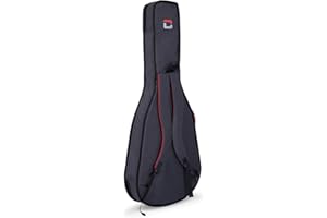 Crossrock Housse pour Guitare de Concert 3/4 CRSG107CTGR, Rembourrage 10 mm, Style Sac à Dos, Gris Foncé