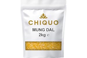 Chiquo Mung Dal - 2kg | Premium Quality | High Protein & Fiber | Ideal for Curries, Soups and Salads | Resealable Pack