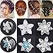 Imixlot Bridal Wedding Clear Crystal Swirl Hair Twists Coils Spirals Hair Pin Clip Accessories (pcak of 12) (#6)
