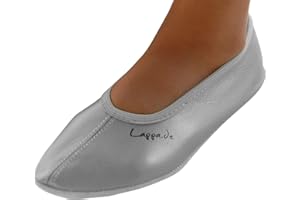 LAPPA.DE Lappade Noir, Blanc, Bleu Jeans, Rose, Violet, Rouge Chaussures de Gymnastique, Chaussons, Chaussons de Gymnastique avec Semelle en Cuir Taille 22-46