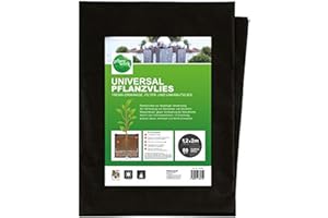 Pflanzwerk® Pflanzkübel UNIVERSAL Unkrautvlies + Drainagevlies 120x200cm 80g/m² *Frostbeständig* *UV-Schutz* *Qualitätsware*
