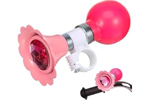 BESPORTBLE Bicycle Horn Bike Bugle Trumpet Squeeze Honking Children Scooter Air Hooter Handlebar Bell Girls And Boys Horns Kids Accessories Handheld Micro Tassels Bells Pink