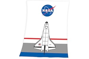 Herding NASA Fleece Blanket, Approx. 130 x 170 cm, 100% Polyester